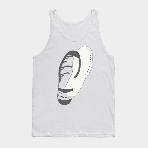 Shoe Print Tank Top by LyttleDrummer